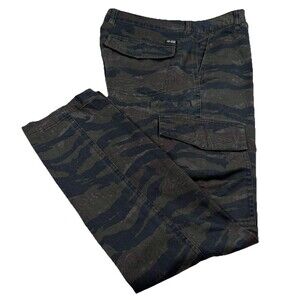 Salty Crew Camo Pants Mens 30 Green Black Stretch Chino Surf Skate Outdoor